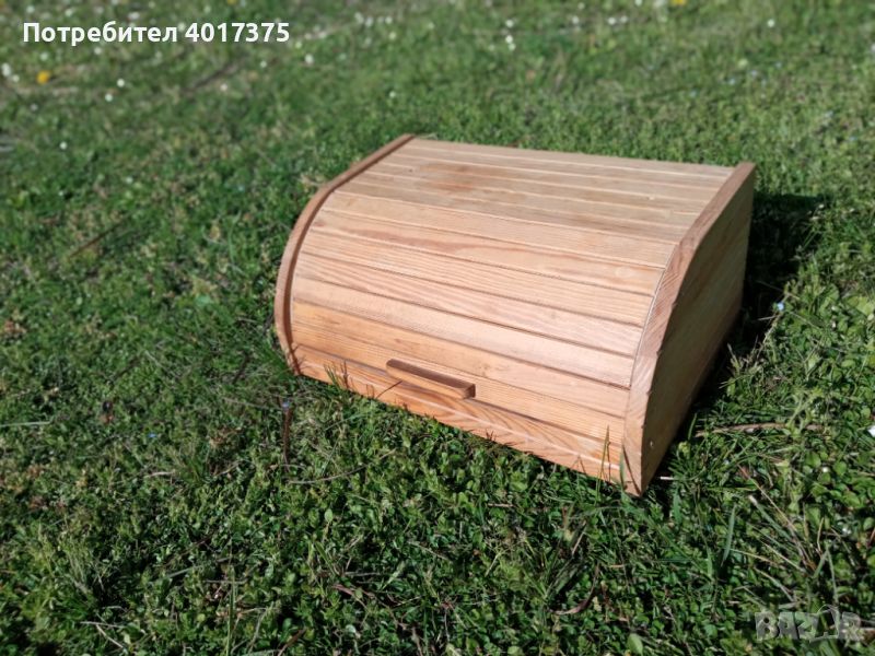 Кутия за хляб ,дървена, снимка 1