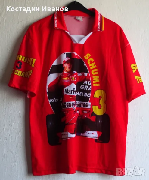 Ferrari F1 Michael Schumacher Formula 1 мъжка тениска, снимка 1