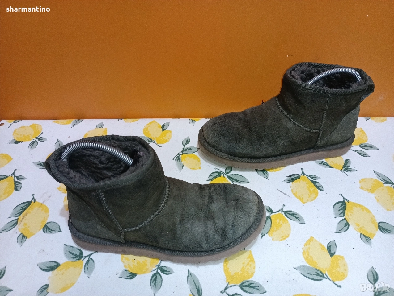 UGG кожени боти N 38 - 13 €, снимка 1
