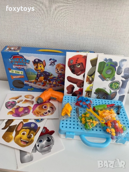 Конструктор - 3D мозайка с винтоверт, снимка 1