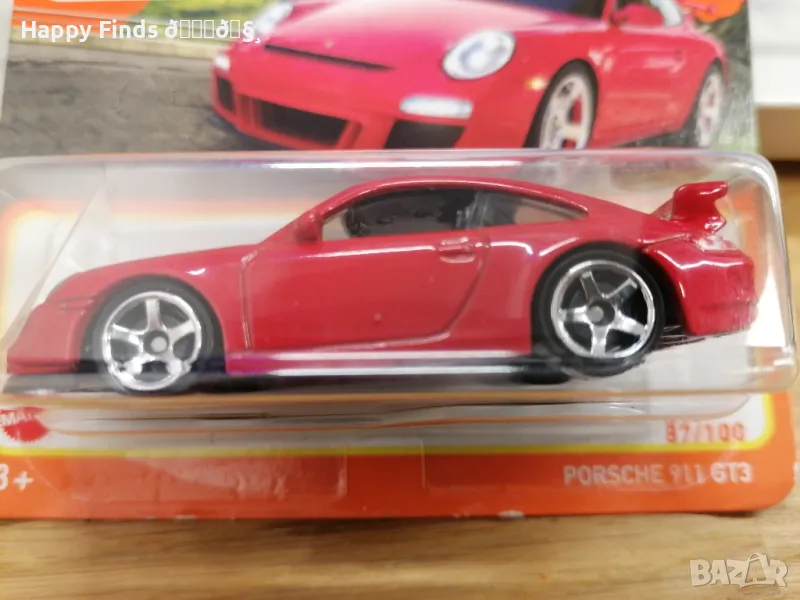 💕🧸 Matchbox Porsche 911 GT3 87/100, снимка 1