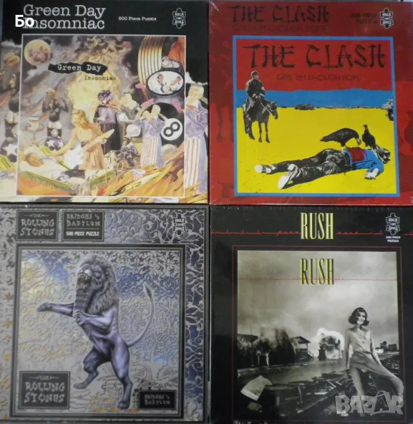 Пъзели на рок албуми - Clash, Rush, Ozzy, Scorpions, Nirvana, Rolling Stones.., снимка 1