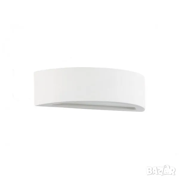 Лампа керамичен стенен плафон Alfa Omega бял (2 бр.), снимка 1