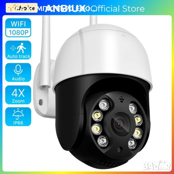 IP-Camera - 2mpx - Wifi - въртяща се, снимка 1