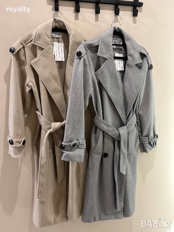 Дамски Палта Два Цвята , снимка 1