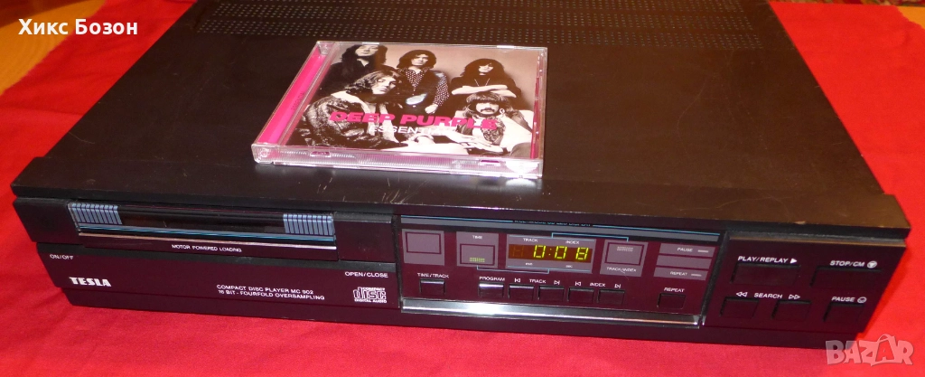 Tesla MC 902 прекрасно свирещ си-ди плейър CD player с аудиофилски  мод, TDA 1541, снимка 1