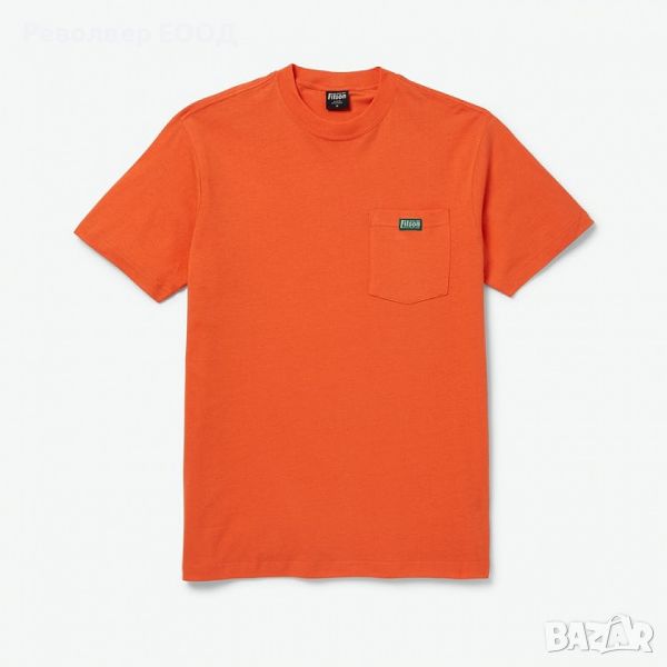 Тениска с джобче Filson - Ranger Solid, в цвят blaze orange, снимка 1