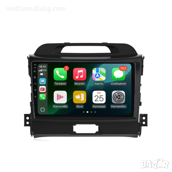 KIA Sportage 3 2010г-2016 Мултимедия Навигация Android, снимка 1