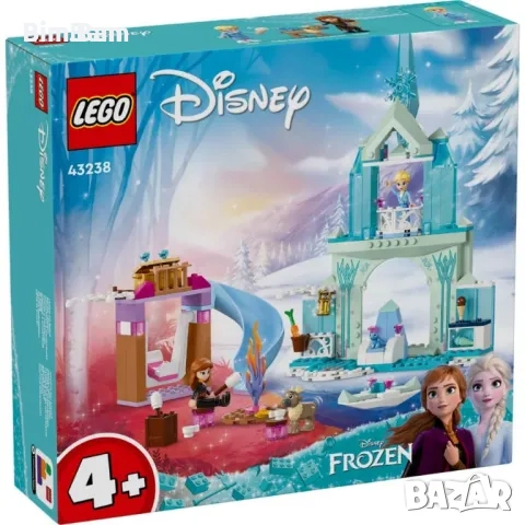 Конструктор LEGO® Disney Frozen 43238 - Замръзналият замък на Елза, снимка 1
