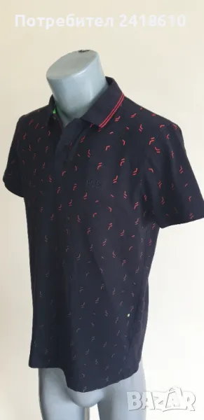 Hugo Boss Pique Cotton Stretch Mens Size S ОРИГИНАЛНА Тениска!, снимка 1