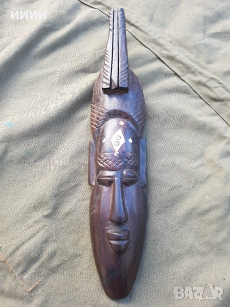 Маска от абаносово дърво , снимка 1