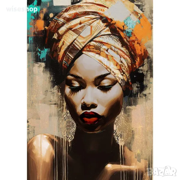 Картина с жена 70/100 см, снимка 1