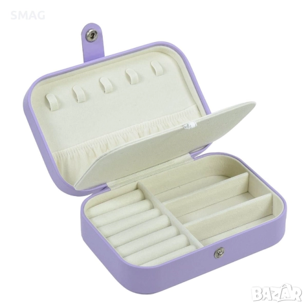 Органайзер за бижута лилав 16x11.5x5.5 см_1219561, снимка 1