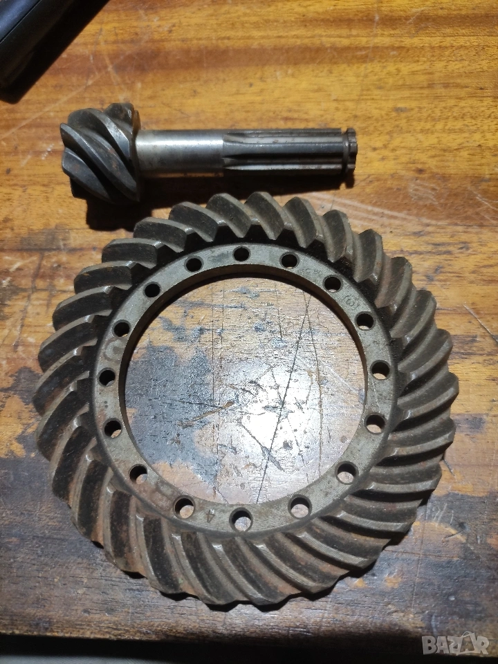 Корона и пиньон (комплект) 28/6 зъба , снимка 1