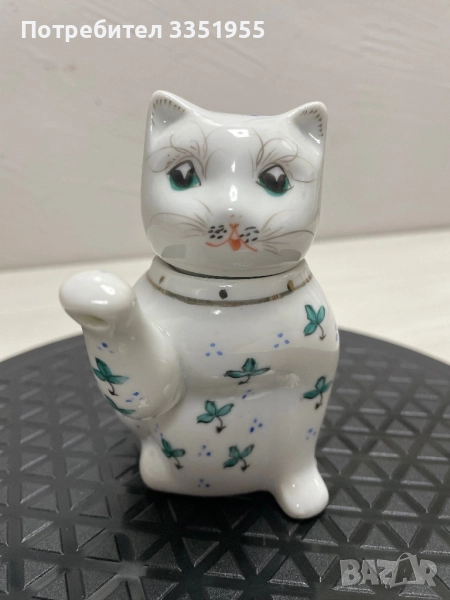 Красива антикварна каничка за Мляко Коте, снимка 1