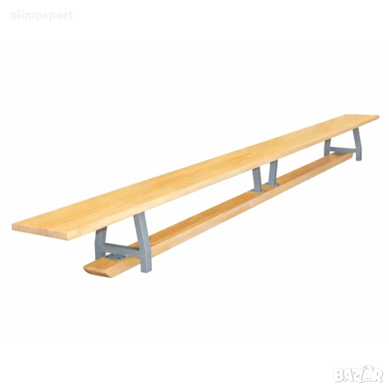 Гимнастическа пейка MAX, Дървена, 300х25х30 см /500621/ , снимка 1