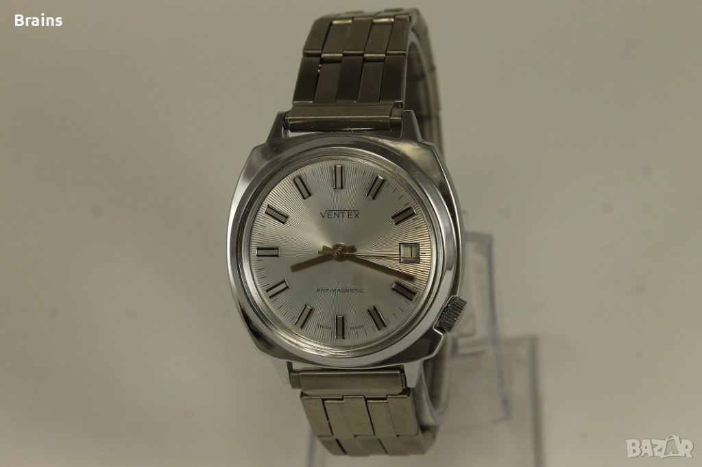 1960's НОВ Швейцарски Часовник VENTEX Antimagnetic, снимка 1