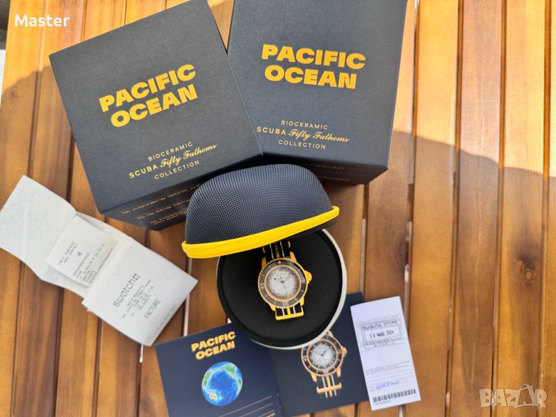 PACIFIC OCEAN Blancpain X Swatch SCUBA FIFTY FATHOMS, снимка 1