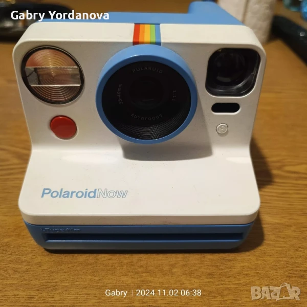 Моментен фотоапарат Polaroid Now, снимка 1