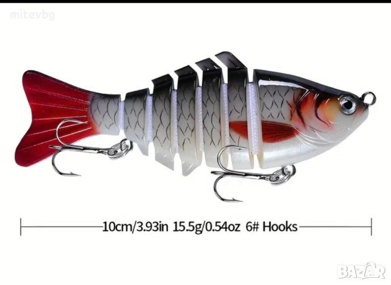 Воблер за риболов сегментен, снимка 1