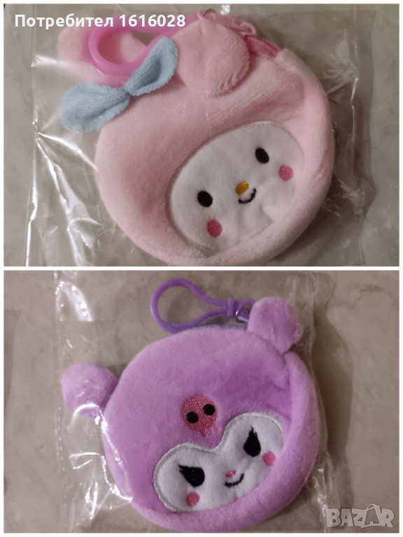 Детски пухкави портмонета на марката Santrio., снимка 1