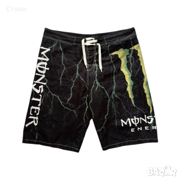 y2k Monster Energy Board Shorts, снимка 1