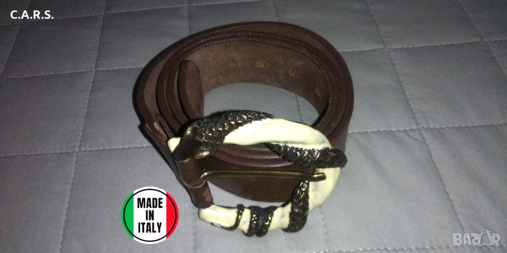 Кожен колан Rino Leather - Made in Italy, снимка 1