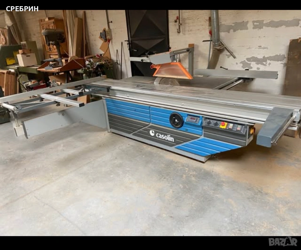 По заявка циркуляр с карета на 3200 мм с подрезвач и наклон на диска , снимка 1