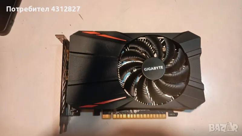 Видео карта gigabyte gtx 1050 TI 4Gb, снимка 1