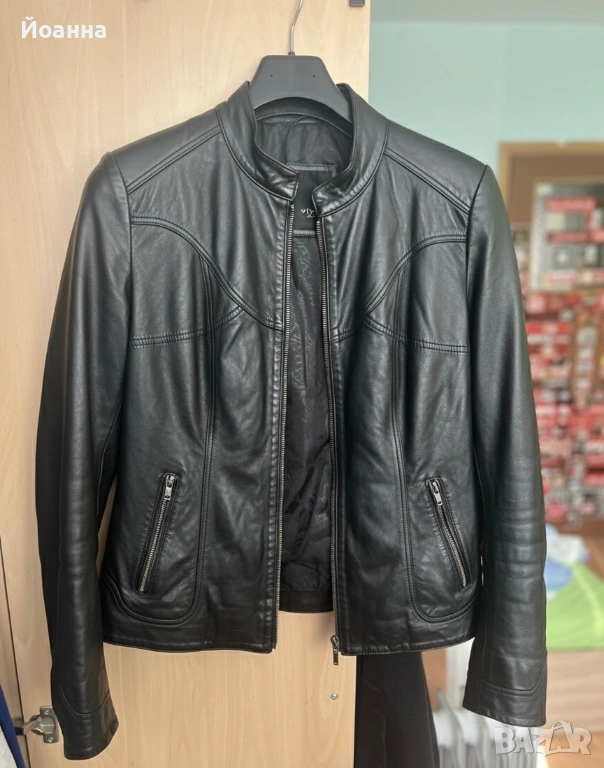 Дамско кожено яке, снимка 1