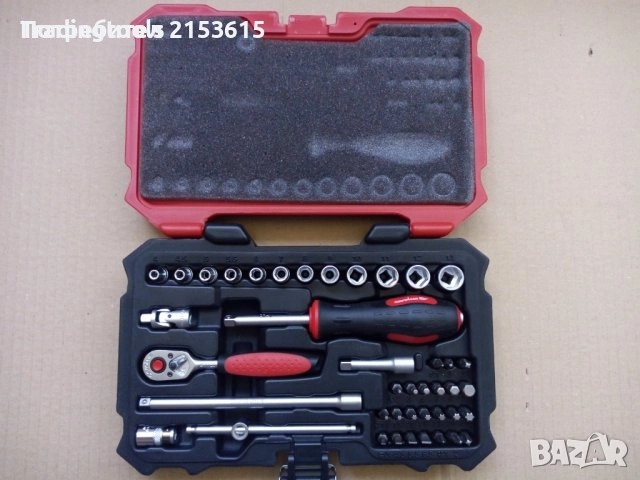 carolus gedore гедоре 1/4 43 части камъни вложки битове комплект, снимка 1