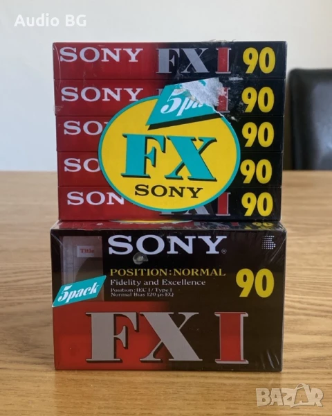 нови аудио касети Sony FXI-90min, снимка 1