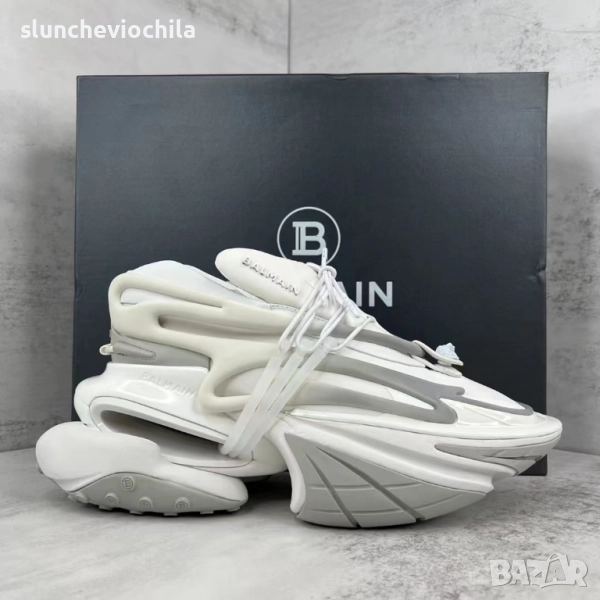 BALMAIN - Unicorn Sneakers White, снимка 1