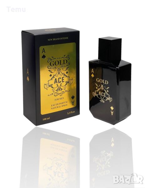 Мъжки парфюм New Brand Intense Gold Ace 100МЛ, снимка 1
