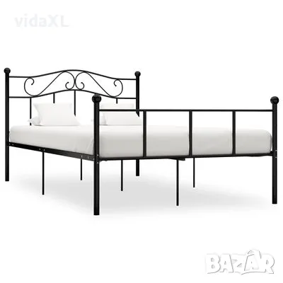 vidaXL Рамка за легло, черна（SKU:284527, снимка 1