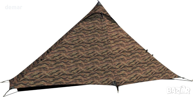 Палатка за 1 човек TENPLAY, лека 1.370 кг, PU5000 водоустойчива и ветроустойчива, снимка 1