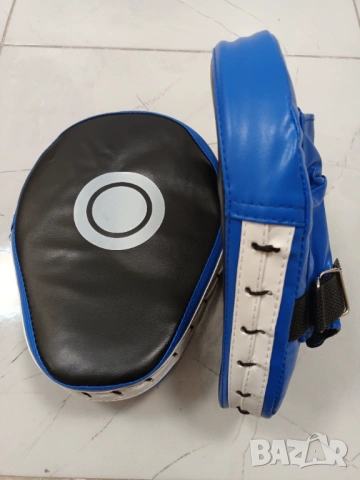 Боксови лапи извити 2бр, мишена за бокс и кикбокс, боксови ръкавици, сини и червени, снимка 6 - Бокс - 49731901