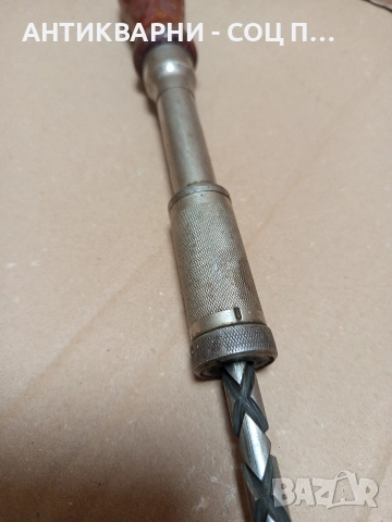 Стара Американска Спирална Тресчотна Отверка MADE IN USA-PATENTED-MAR-30-1926., снимка 5 - Антикварни и старинни предмети - 52795040