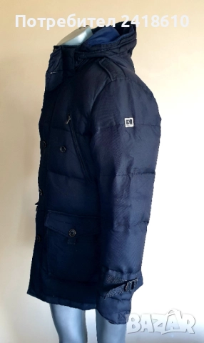 Hugo Boss Mens Down Water Repellent Jacket Size 48 / M ОРИГИНАЛ! Мъжко Зимно пухено Яке - Парка!, снимка 9 - Якета - 52249381