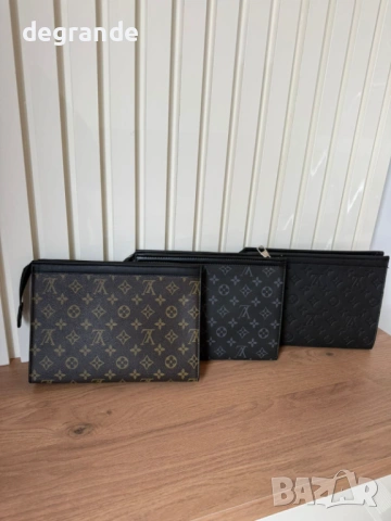 👜Мъжка чанта Клъч Louis Vuitton, снимка 2 - Чанти - 53985650