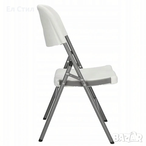 Комплект 4 броя сгъваеми кетъринг столове за градина и събития - удобни и издръжливи, снимка 5 - Столове - 53567681