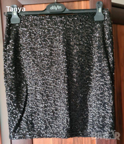 Дамска пола с пайети H&M, снимка 1 - Поли - 45036232