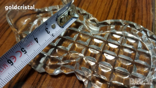 стари кристални чинийки за сервиране на сладко или др, снимка 6 - Антикварни и старинни предмети - 22989081