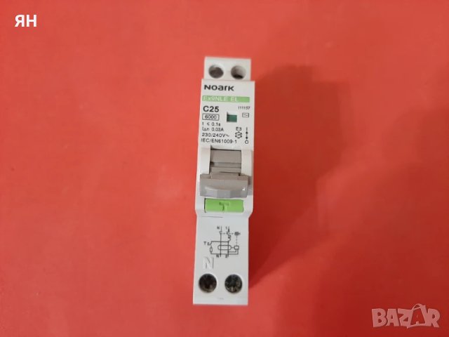 Комбинирана Дефекто Токова Защита NOARC Ex9NLE EL ,25A,30mA