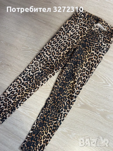 Леопардов панталон XS Calzedonia jegging / панталон животински принт