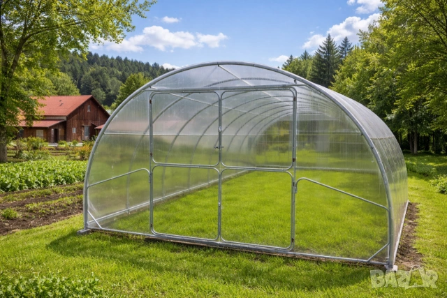 Оранжерия с поликарбонат/възможност за удължаване/, снимка 10 - Оранжерии - 53461320