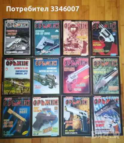 Колекция списания за оръжие. 30 лв., снимка 1 - Списания и комикси - 45588769