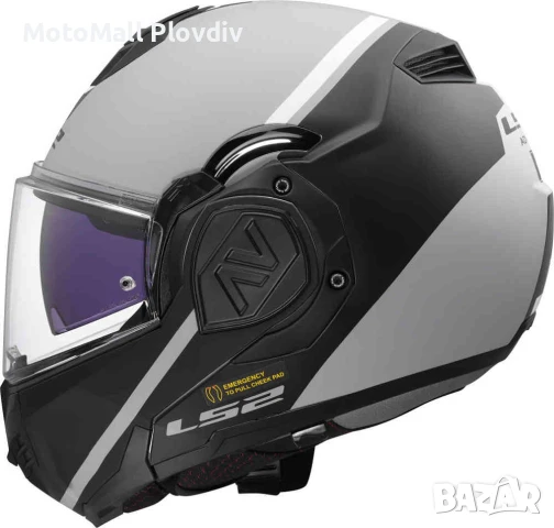 Каска LS2 FF906 ADVANT SWIPE GREY