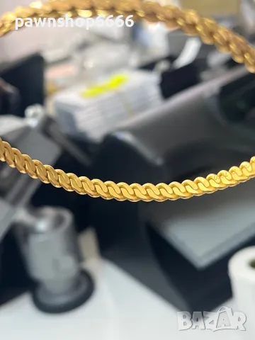 Златна гривна 22 карата, снимка 5 - Гривни - 50342378