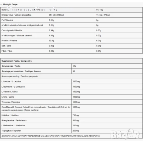 Genius Nutrition EAA-X5 | 360 грама, снимка 7 - Хранителни добавки - 52961984